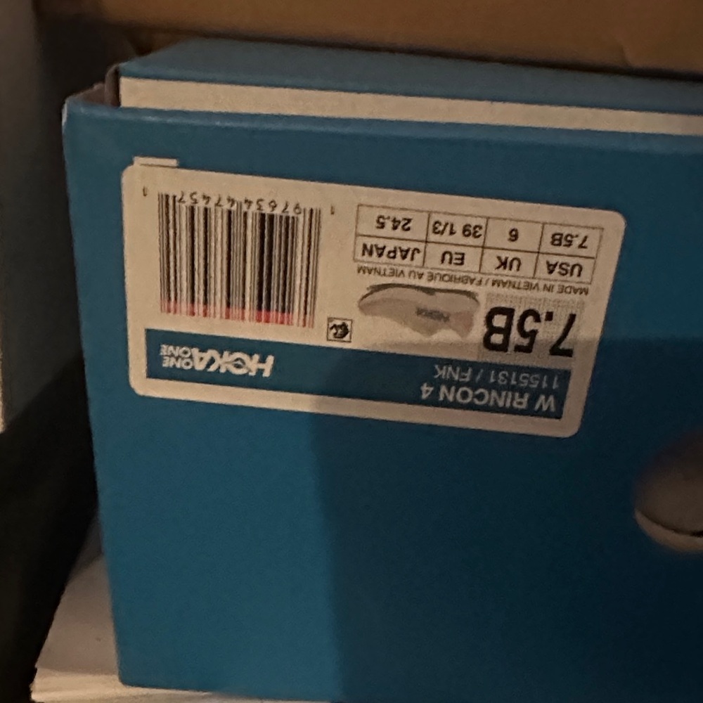 Hoka Women's Pink and Blue Athletic Shoes - Picture 2 of 2